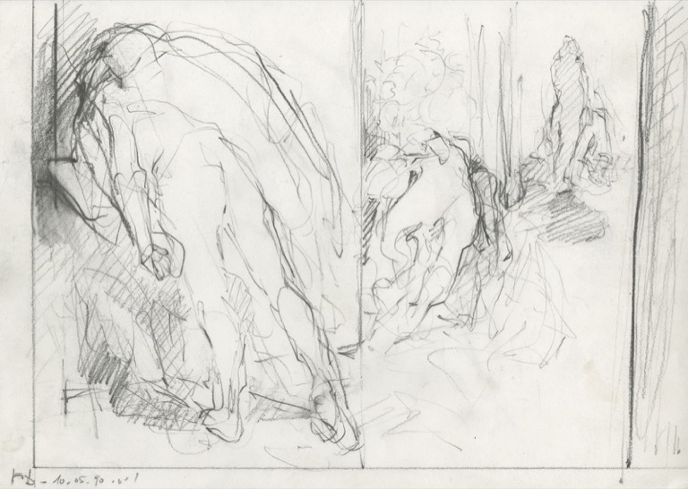 Étude pour « Soft Love in a Loft », 1990