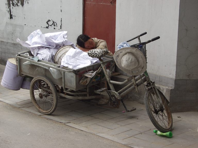 Les dormeurs, photographie, Chine